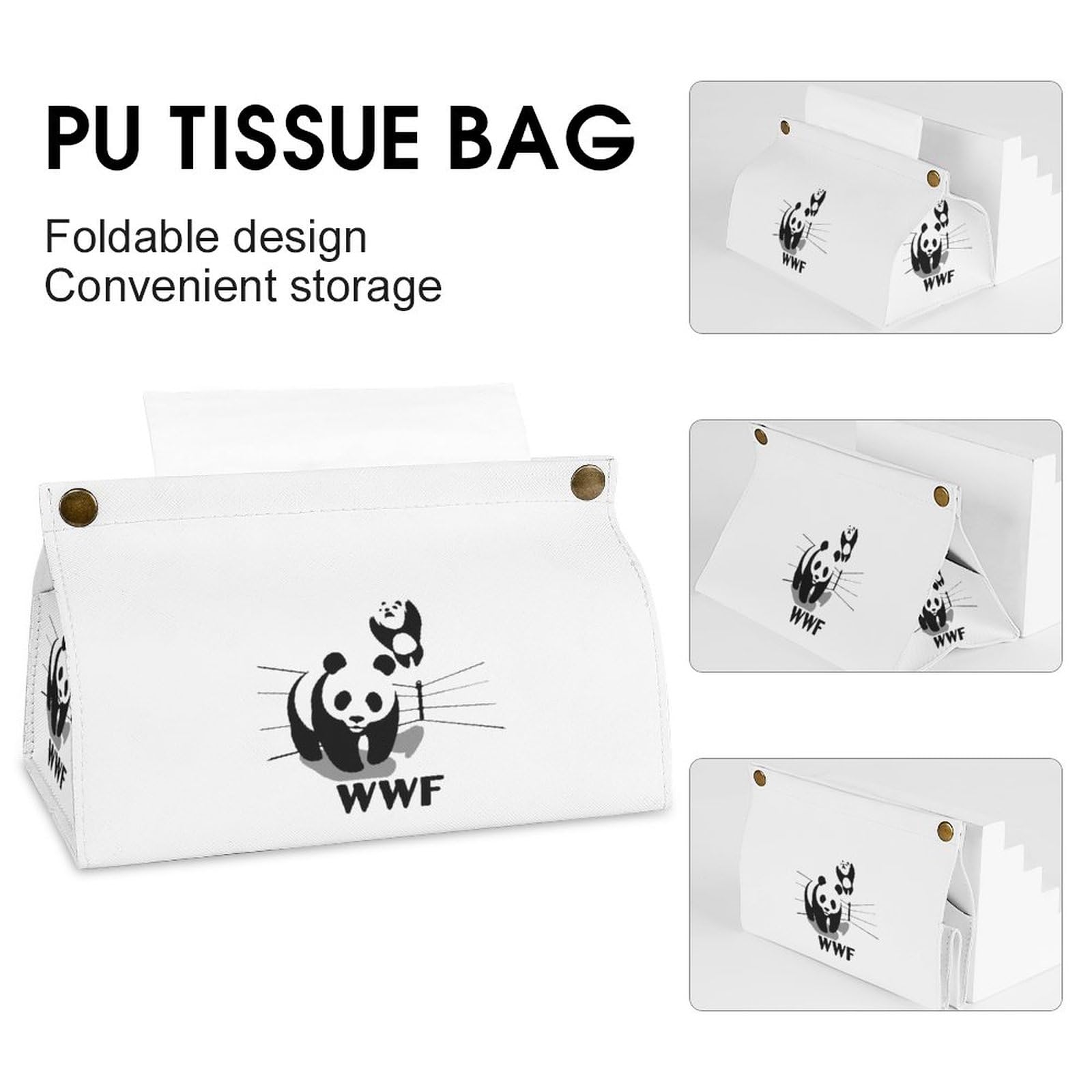 Amazon｜ティッシュケース ティッシュカバー WWF パンダ ティッシュ